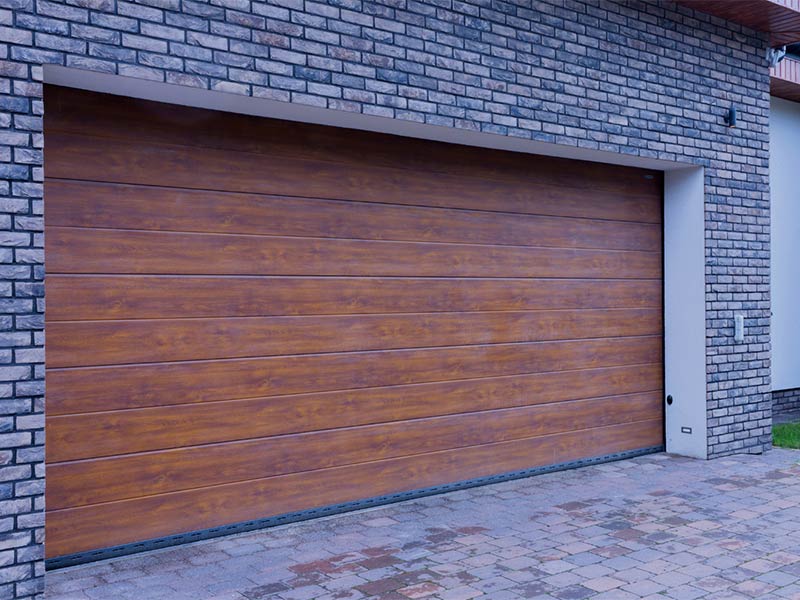 Wooden Finish Garage Door